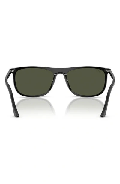 Ray Ban Ray-ban 58mm Rectangular Sunglasses In Black