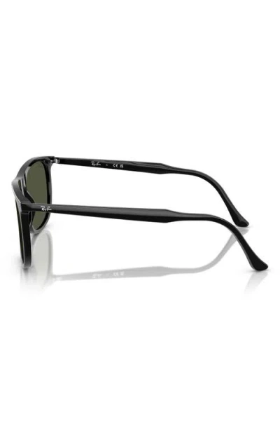Ray Ban Ray-ban 58mm Rectangular Sunglasses In Black