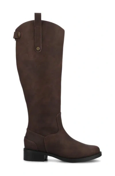 Journee Collection Gema Knee High Boot In Multi