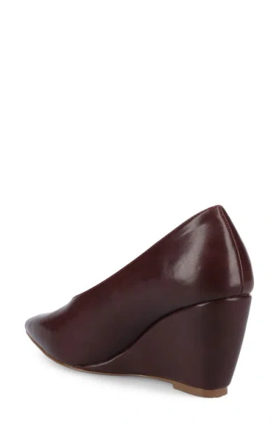 Journee Collection Danika Pointed Toe Pump In Multi