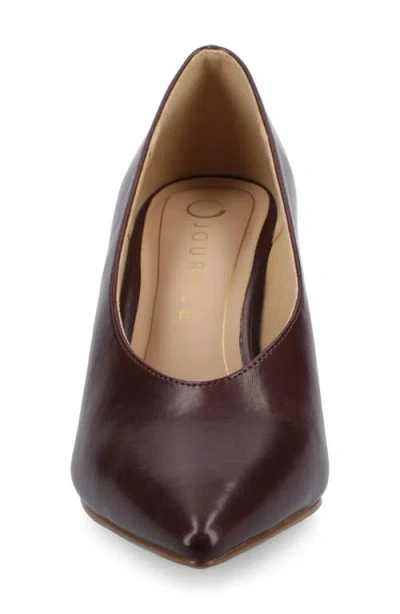 Journee Collection Danika Pointed Toe Pump In Multi