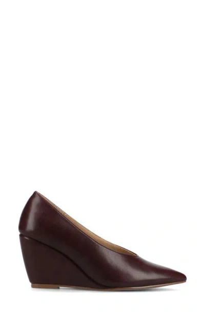 Journee Collection Danika Pointed Toe Pump In Multi