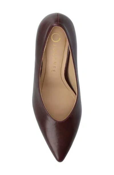 Journee Collection Danika Pointed Toe Pump In Multi