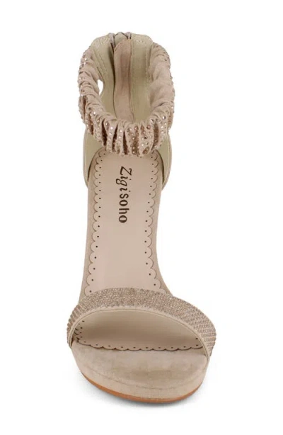 Zigisoho Ankle Strap Stiletto Sandal