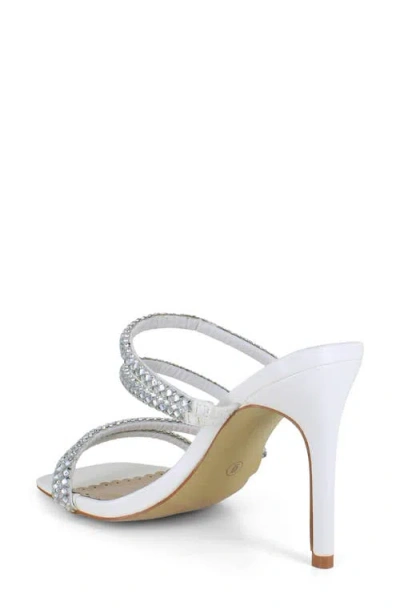 Zigisoho Rhinestone Strap Stiletto Sandal