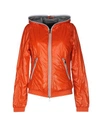 Duvetica Down Jacket In Orange