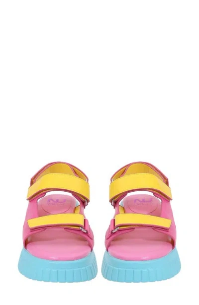 Ninety Union Bayside Platform Sandal In Multi