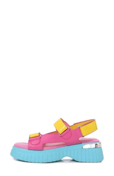 Ninety Union Bayside Platform Sandal In Multi