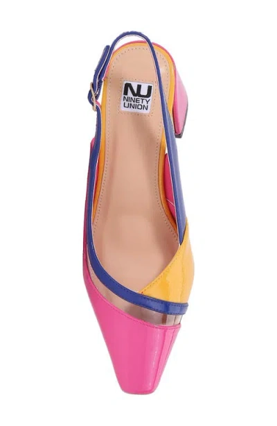 Ninety Union Regine Slingback Pump In Multi