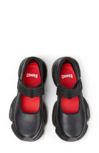 Camper Karst 2 Leather Slip-on Sneakers In Black