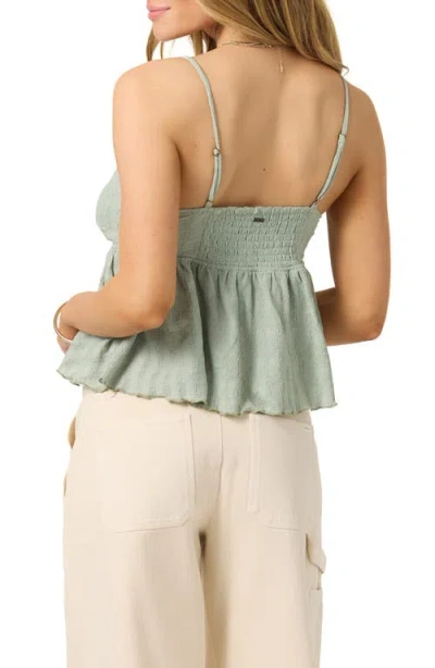 O'neill Dellia Cutout Camisole In Green