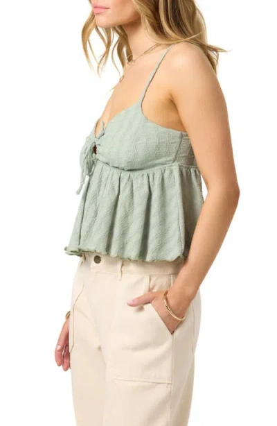 O'neill Dellia Cutout Camisole In Green