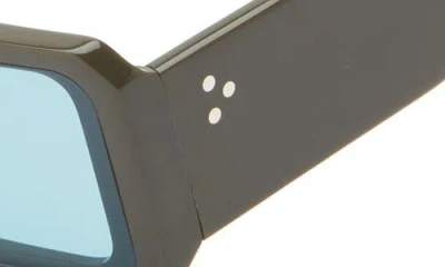 Rick Owens Gethshades Rectangular Shield Sunglasses In Green
