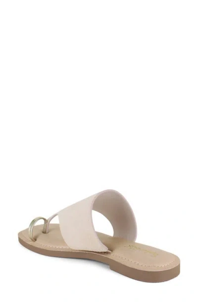 Splendid Lily Toe Loop Sandal In Gray