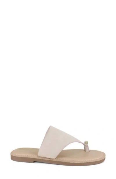 Splendid Lily Toe Loop Sandal In Gray