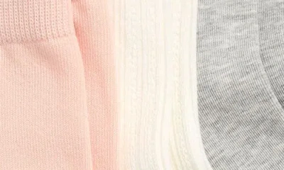 Skims Assorted 3-pack Textured Crew Socks In Multi