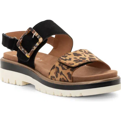 Ara Marbella Slingback Platform Sandal In Multi