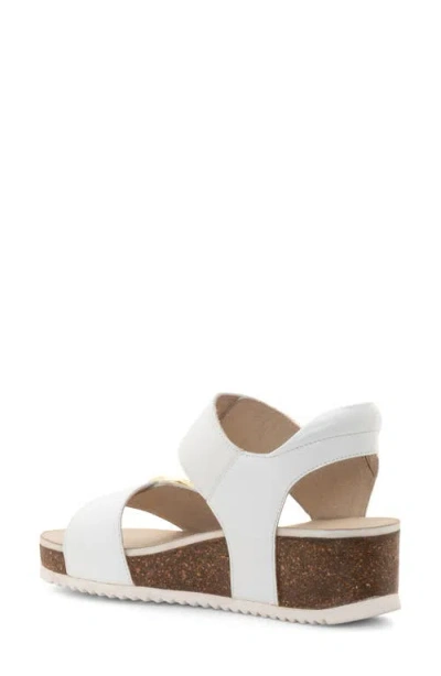 Ara Nova Slingback Platform Wedge Sandal In Multi