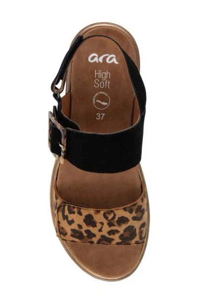 Ara Marbella Slingback Platform Sandal In Multi