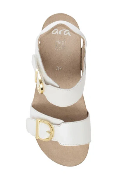 Ara Nova Slingback Platform Wedge Sandal In Multi