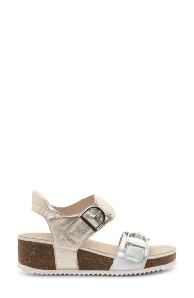 Ara Nova Slingback Platform Wedge Sandal In Multi