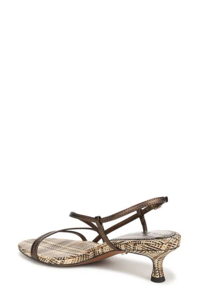 Sam Edelman Cora Slingback Kitten Heel Sandal In Multi