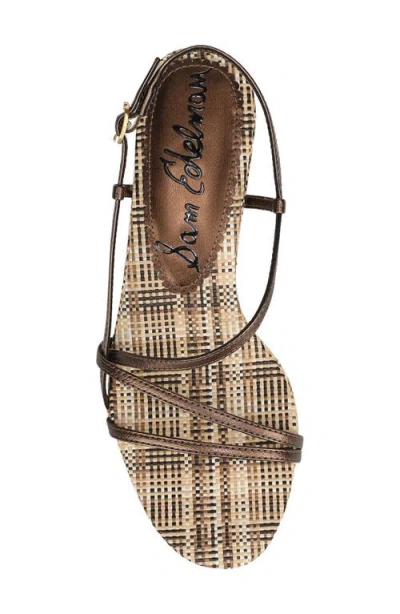 Sam Edelman Cora Slingback Kitten Heel Sandal In Multi