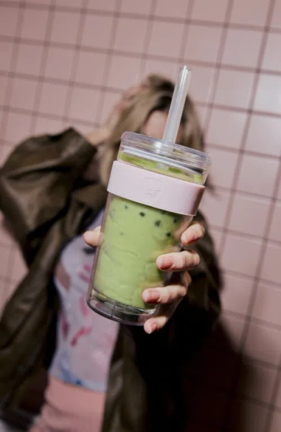 Keepcup Cold Cup Longplay With Boba Straw In Pink