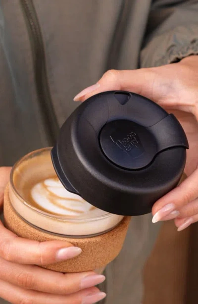 Keepcup Brew Cork Reusable Coffee Cup In Black