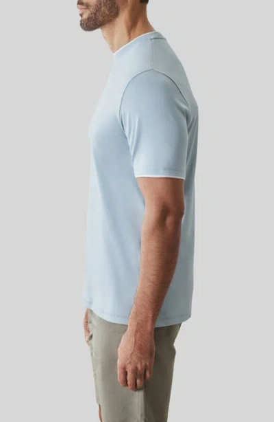 Robert Barakett The Barakett Textured Tee In Light Blue