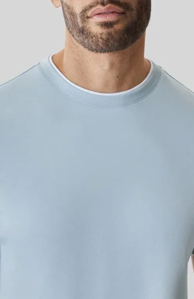 Robert Barakett The Barakett Textured Tee In Light Blue