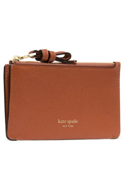 Kate Spade New York Loop Pebbled Leather Card Case