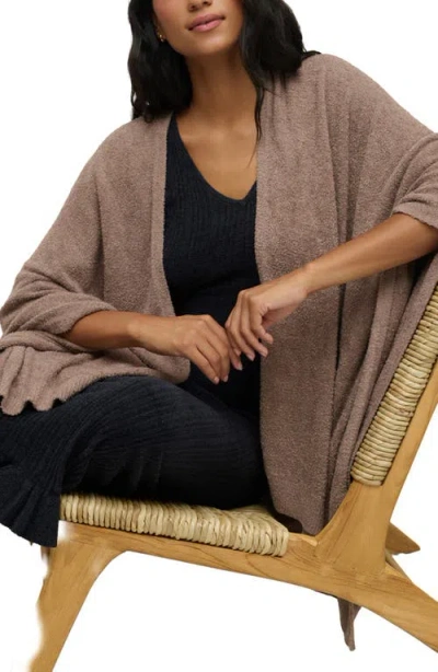 Barefoot Dreams Open Front Wrap In Brown