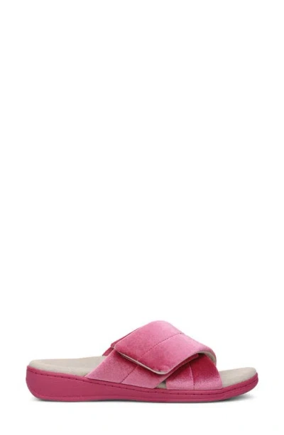 Vionic Relax Ii Plush Slide Sandal In Multi