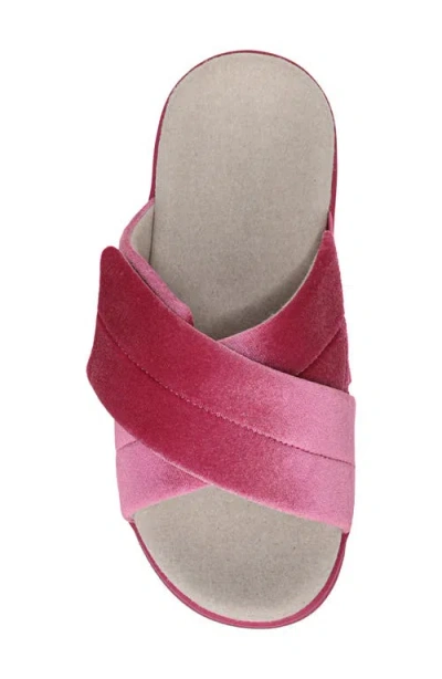Vionic Relax Ii Plush Slide Sandal In Multi