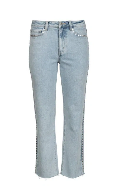 Generation Love Han Stud Jeans In Blue