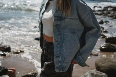 Ariko Denim Jacket In Blue