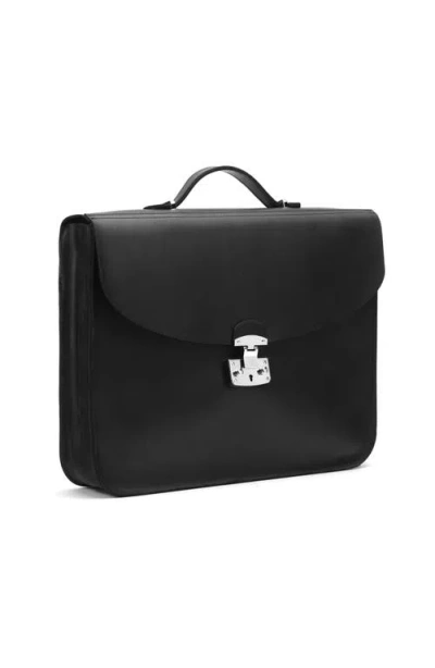 Ezra Arthur Executive Briefcase In Brown