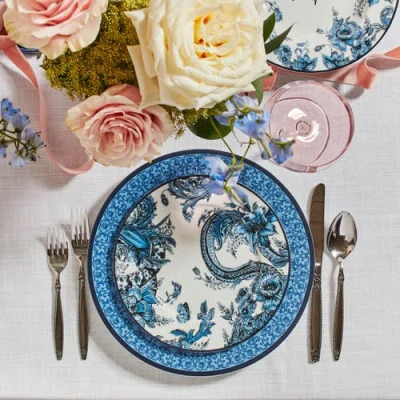 Marchesa Monarcha 4pc Salad Plate Set In Blue