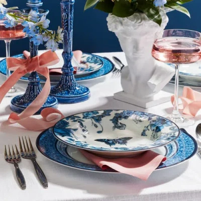Marchesa Monarcha 12pc Dinnerware Set In Blue