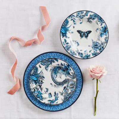 Marchesa Monarcha 4pc Pasta Bowl Set In Blue