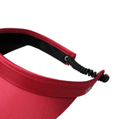 Glove It Solid Coil Womens Visor In Red