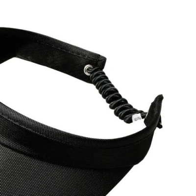 Glove It Solid Coil Womens Visor In Black