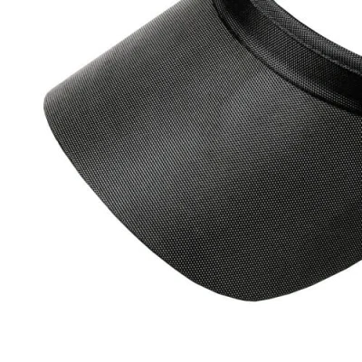 Glove It Solid Coil Womens Visor In Black