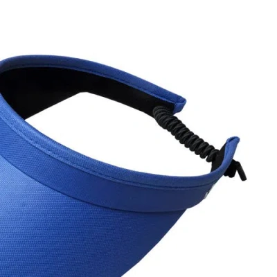 Glove It Solid Coil Womens Visor In Blue