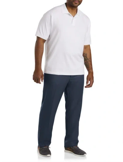 B+t Essentials Big & Tall Microfiber Dress Pants In Blue