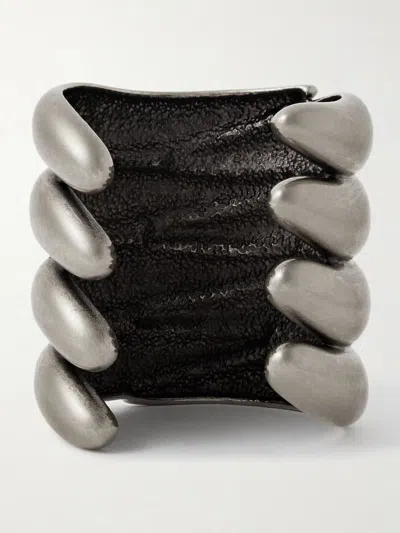 Khaite Cyclone Silver-tone Cuff In Silver