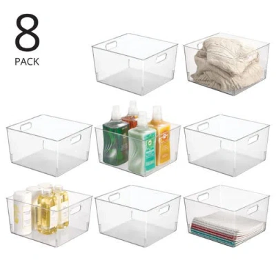 Mdesign Large Plastic Storage Organizer Container Bin In Transparent