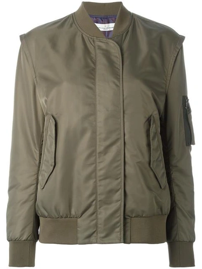 Golden Goose Bomber Sunset Jacket In Military Green