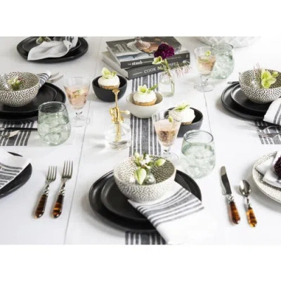 Solino Home Linen Table Runner In Multi